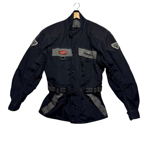 FIRST GEAR Kilimanjaro Motorcycle Jacket Black M - Picture 3 of 12